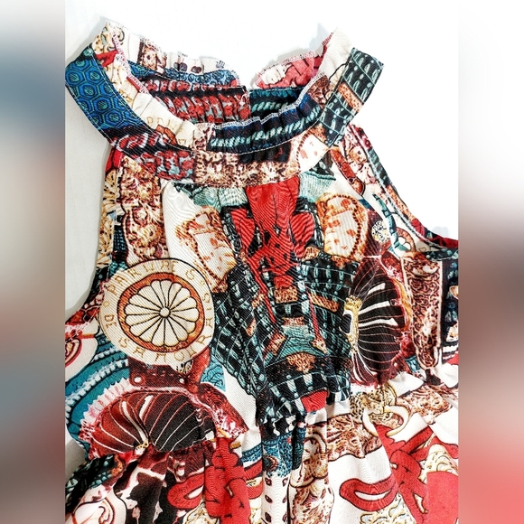 Lightweight Sleeveless Summer Dress Fun‎ Pattern Size 130 - Picture 3 of 7